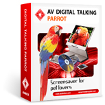 Digital Talking Parrot Vina - Free Screensaver
