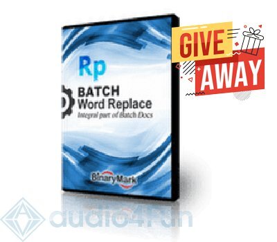 Batch Word Replace Professional Giveaway Free Download