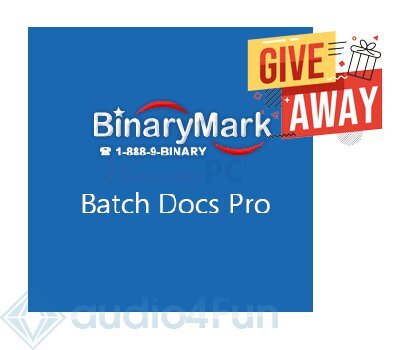 BinaryMark Batch Docs Professional Giveaway Free Download