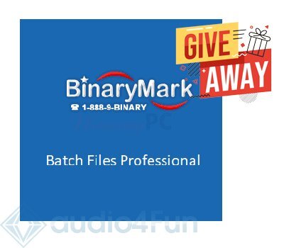 BinaryMark Batch Files Professional Giveaway Free Download