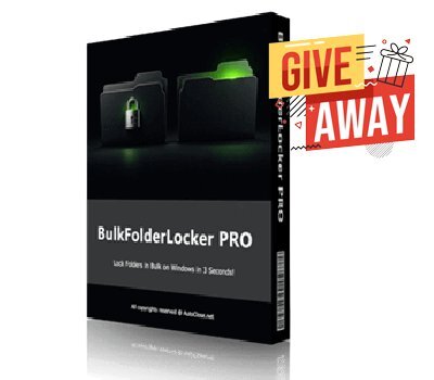 BulkFolderLocker PRO Giveaway Free Download