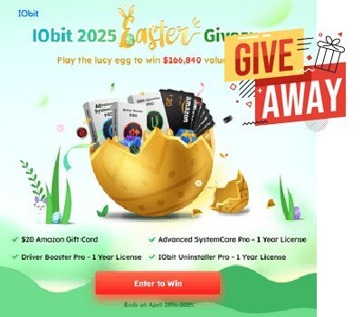 IObit Easter Giveaway Free Download