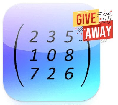 Matrix Determinant Pro for Android Giveaway